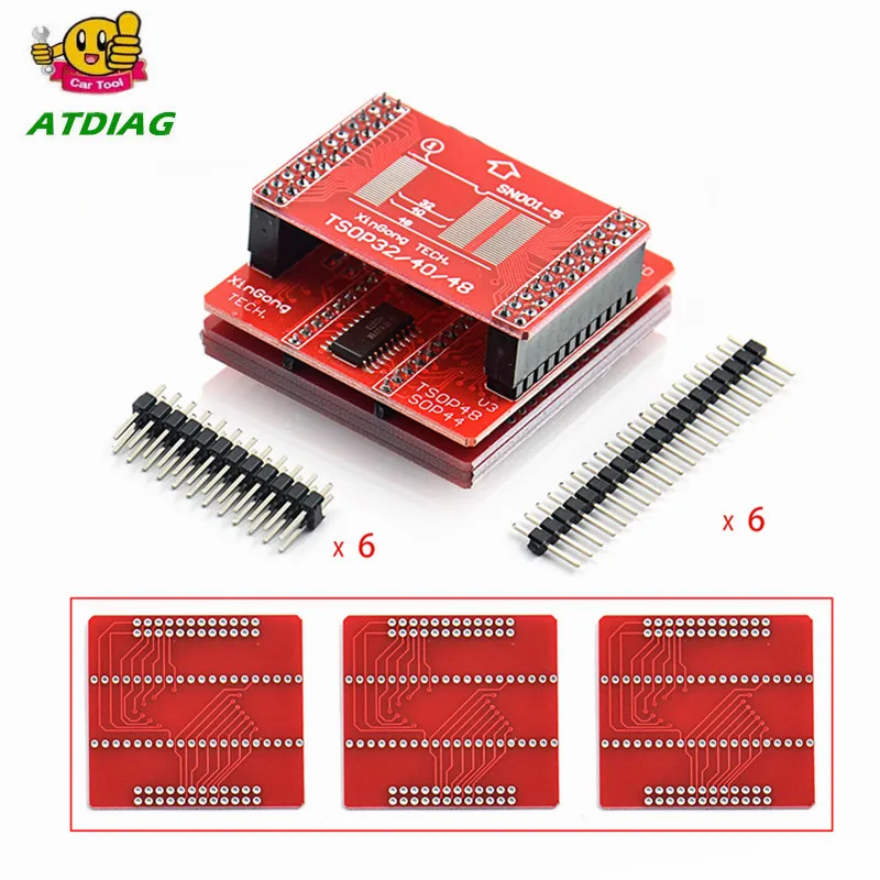 Оригинальные адаптеры TSOP32 TSOP40 TSOP48 SOP44 SOP56 комплект адаптеров для MiniPro TL866 TL866A TL866CS универсальный программатор
Оригинальные адаптеры TSOP32 TSOP40 TSOP48 SOP44 SOP56 комплект адаптеров для MiniPro TL866 TL866A TL866CS универсальный программатор