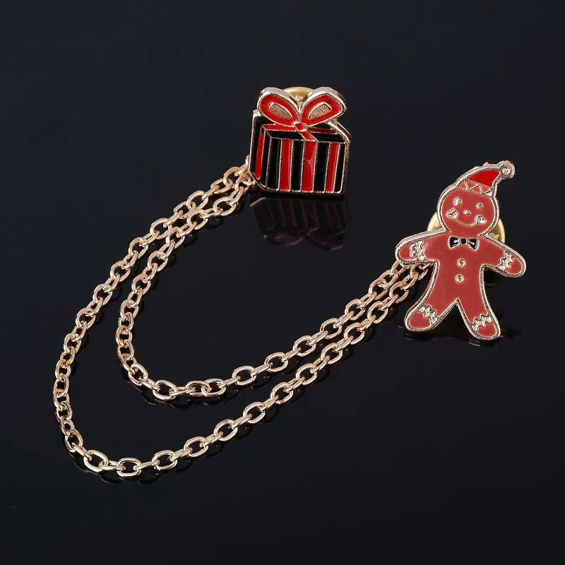 Christmas Gift Enamel Snowman Bell Shoes Tree Crutch Gift Stud Shirts Collar Clip Neck Tip Brooch Pin Chain For Xmas Jewelry
Christmas Gift Enamel Snowman Bell Shoes Tree Crutch Gift Stud Shirts Collar Clip Neck Tip Brooch Pin Chain For Xmas Jewelry