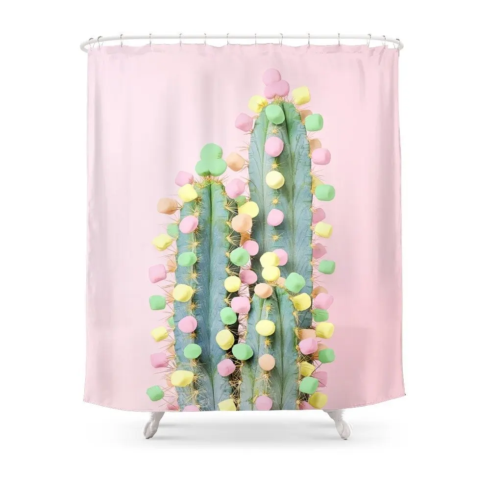 Marshmallow Cactus In Bloom Shower Curtain Waterproof Polyester Fabric Bathroom Decor Multi-Size Shower Curtain
Marshmallow Cactus In Bloom Shower Curtain Waterproof Polyester Fabric Bathroom Decor Multi-Size Shower Curtain