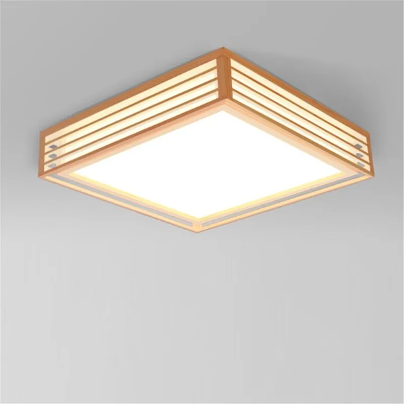 Natural wood living room lamp Japanese style led ceiling lights square lamp home decoration bedroom lighting fixture
Natural wood living room lamp Japanese style led ceiling lights square lamp home decoration bedroom lighting fixture
