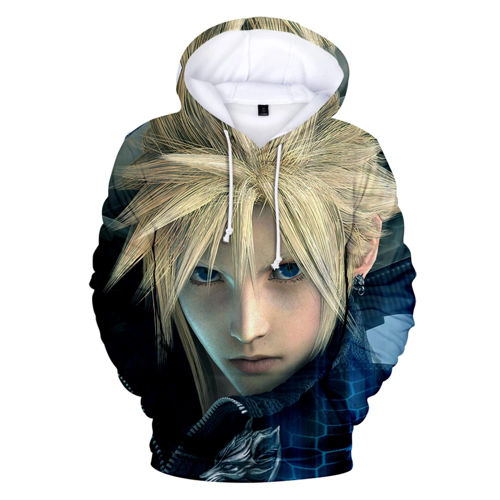 Mens Game Final Fantasy VII FF7 Hoodies Sweatshirts FF7 Game 3D Print Hoodie Student Cool high quality Street Pullover Plus Size
Mens Game Final Fantasy VII FF7 Hoodies Sweatshirts FF7 Game 3D Print Hoodie Student Cool high quality Street Pullover Plus Size