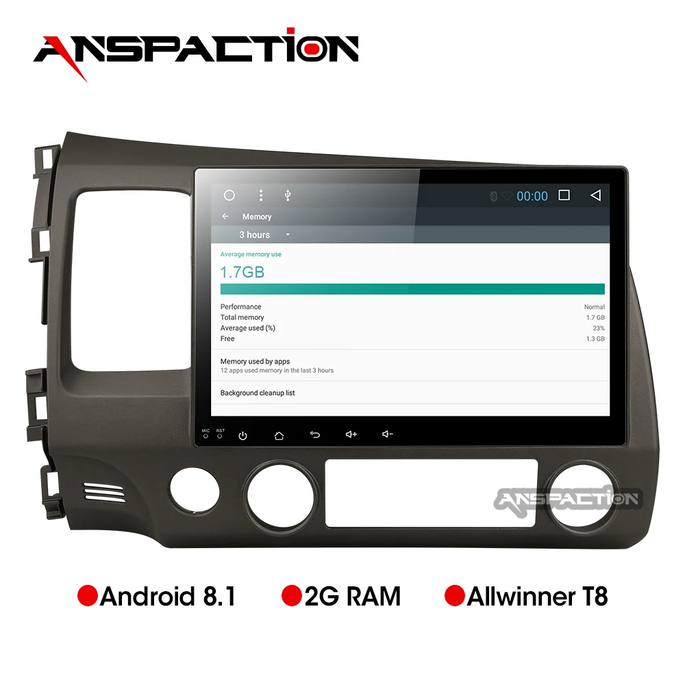Восьмиядерный 2G android 8 1 автомобильный dvd gps плеер для honda civic 2006 2011 Автомобильный