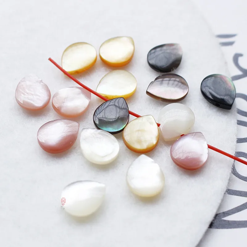 8*10MM 4 Colors New Natural Mother Pearl Shell Teardrop Loose Beads For Making Bracelet Necklace DIY Jewelry Finding Pendants
8*10MM 4 Colors New Natural Mother Pearl Shell Teardrop Loose Beads For Making Bracelet Necklace DIY Jewelry Finding Pendants