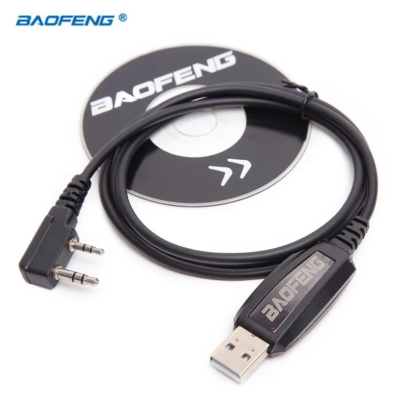 Baofeng USB Кабель для программирования + компакт диск с драйверами UV 5R BF F11 V9 82 B5 GT 3