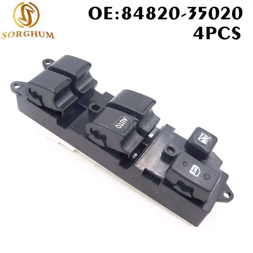 Переключатель управления стеклоподъемником, 4 шт., для Toyota Land cruiser 80 Series 1990-1998, 84820-35020
Переключатель управления стеклоподъемником, 4 шт., для Toyota Land cruiser 80 Series 1990-1998, 84820-35020