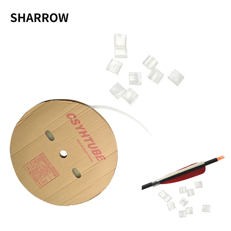 5m/10m/20m Archery Transparent Heat Shrink Tubing Used For Shooting Professional Arrow Feather Shaft
5m/10m/20m Archery Transparent Heat Shrink Tubing Used For Shooting Professional Arrow Feather Shaft