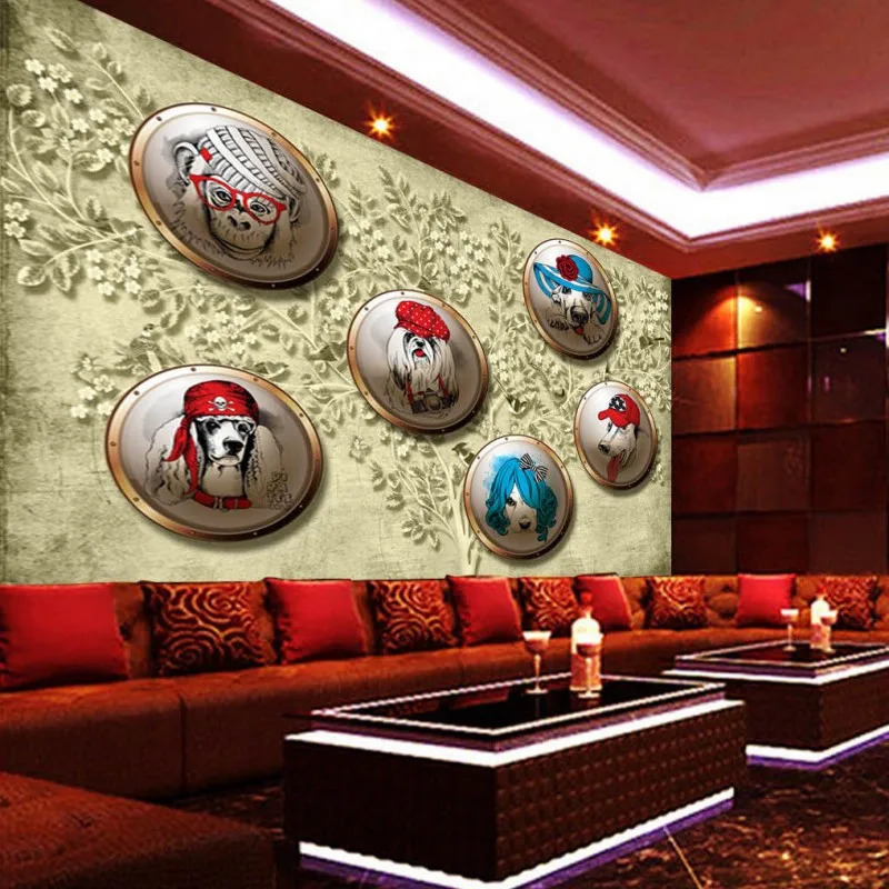 Custom mural Fashion 3D fun pet living museum tooling background wall stereo wallpaper custom lobby studio mural
Custom mural Fashion 3D fun pet living museum tooling background wall stereo wallpaper custom lobby studio mural