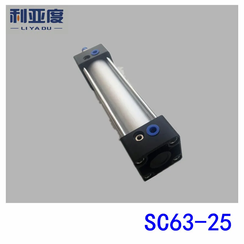 SC63*25 Rod aluminum alloy standard cylinder SC63X25 pneumatic components 63mm Bore 25mm Stroke
SC63*25 Rod aluminum alloy standard cylinder SC63X25 pneumatic components 63mm Bore 25mm Stroke