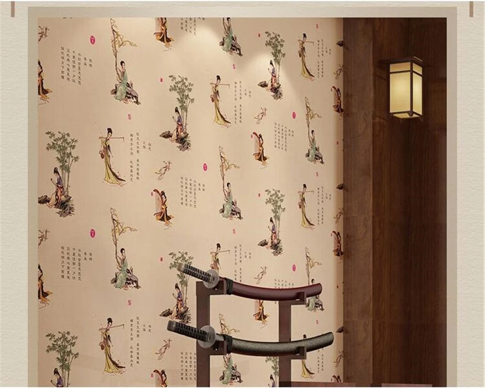 beibehang wallpaper for walls 3 d Chinese classical beauty lady figure living room restaurant hotel box mural wallpaper behang
beibehang wallpaper for walls 3 d Chinese classical beauty lady figure living room restaurant hotel box mural wallpaper behang