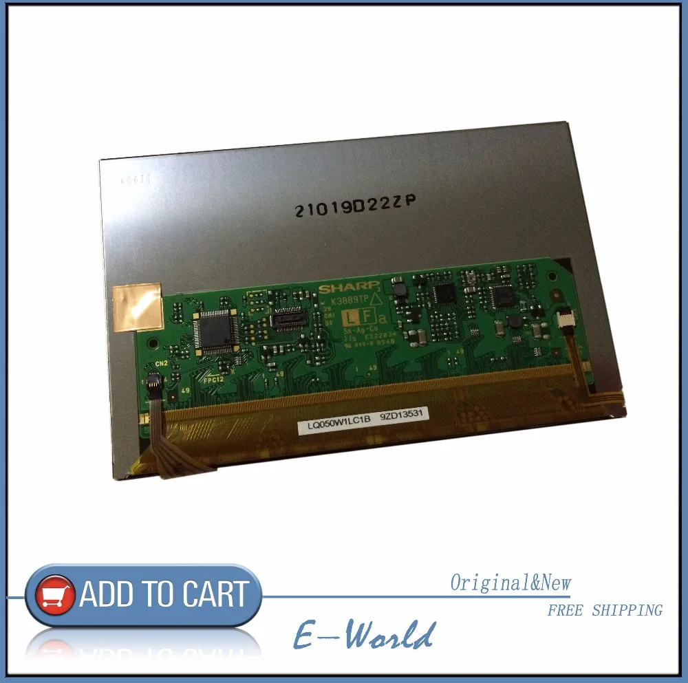 Оригинальный и новый 5-дюймовый ЖК-экран для LQ050W1LC1B 1024*600 Бесплатная доставка
Оригинальный и новый 5-дюймовый ЖК-экран для LQ050W1LC1B 1024*600 Бесплатная доставка