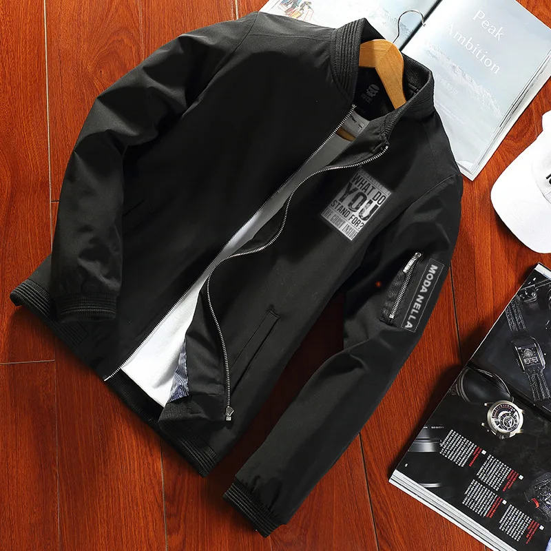 Spring and Autumn new stand collar slim jacket men's young trendy casual comfortable man's big yards coat male clothes
Spring and Autumn new stand collar slim jacket men's young trendy casual comfortable man's big yards coat male clothes