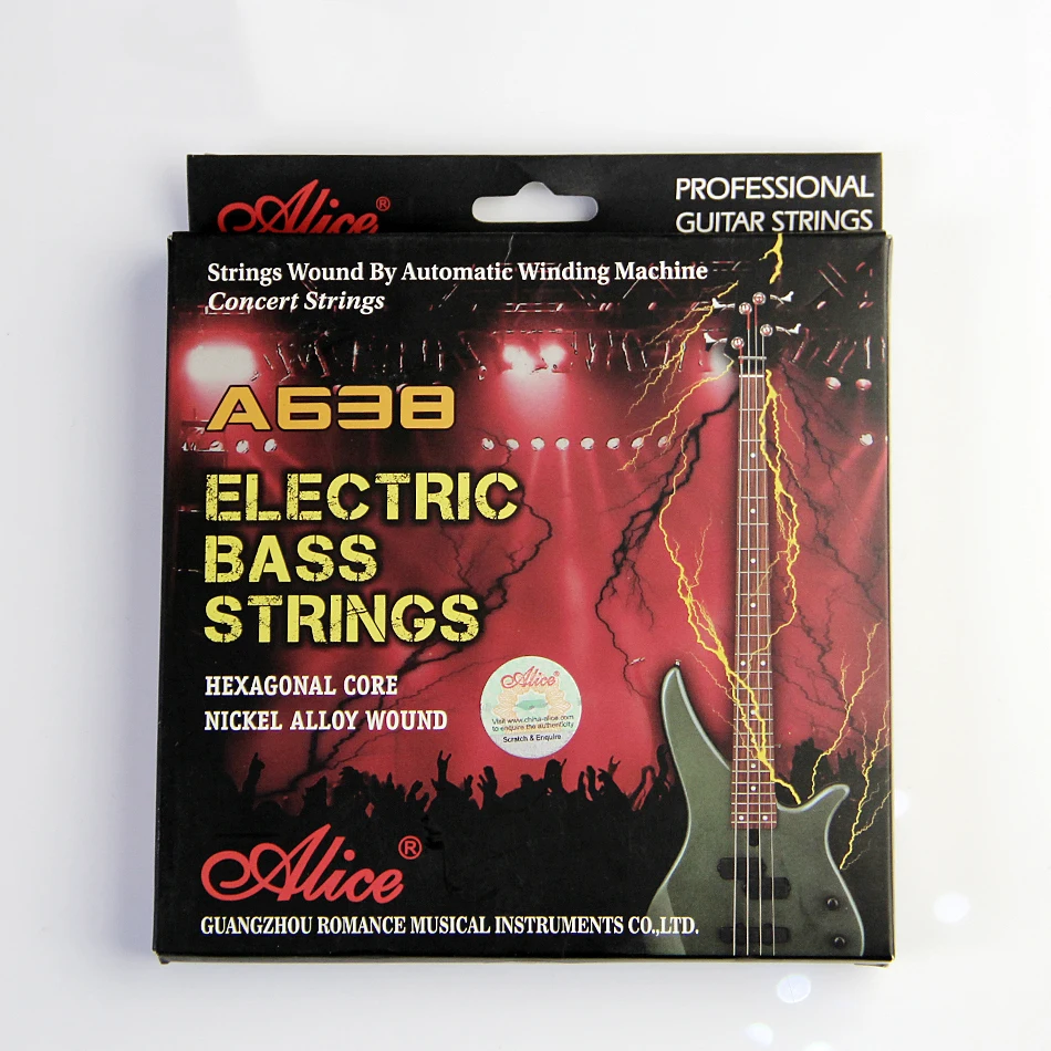 YUEKO Electric Bass Strings Hexagonal Core Nickel Alloy Wound Guitar String Guitar Accessories part Guitarra
YUEKO Electric Bass Strings Hexagonal Core Nickel Alloy Wound Guitar String Guitar Accessories part Guitarra