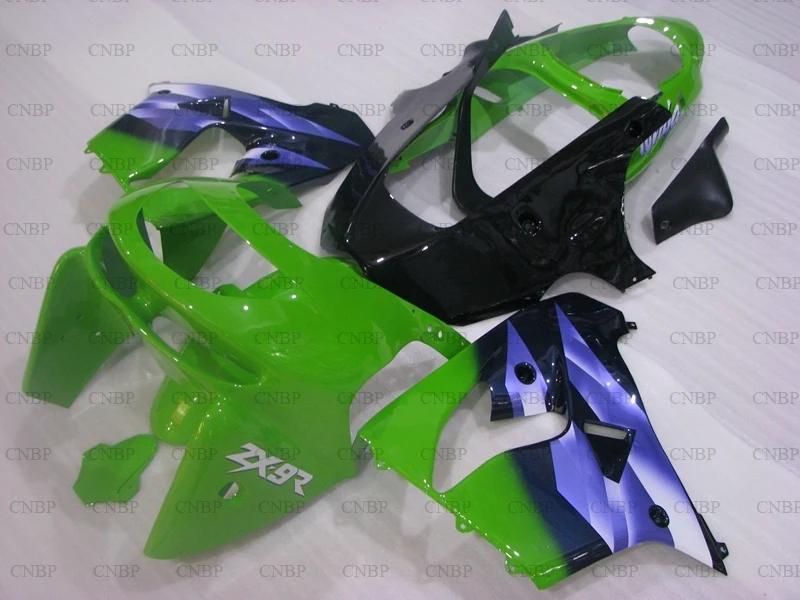 Zx9r 1998 - 1999 кузов Zx 9r 99 Пластик Обтекатели Zx-9r фиолетового и зеленого цветов