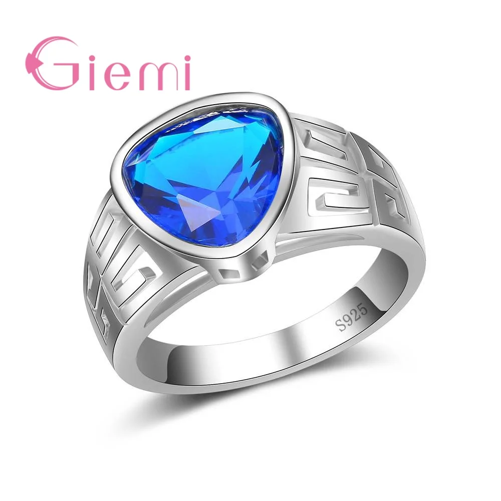 New Tide Luxury Blue AAA Austrian Cubic Zirconia Rings Genuine 925 Sterling Silver Ring Fashion Jewelry for Women
New Tide Luxury Blue AAA Austrian Cubic Zirconia Rings Genuine 925 Sterling Silver Ring Fashion Jewelry for Women