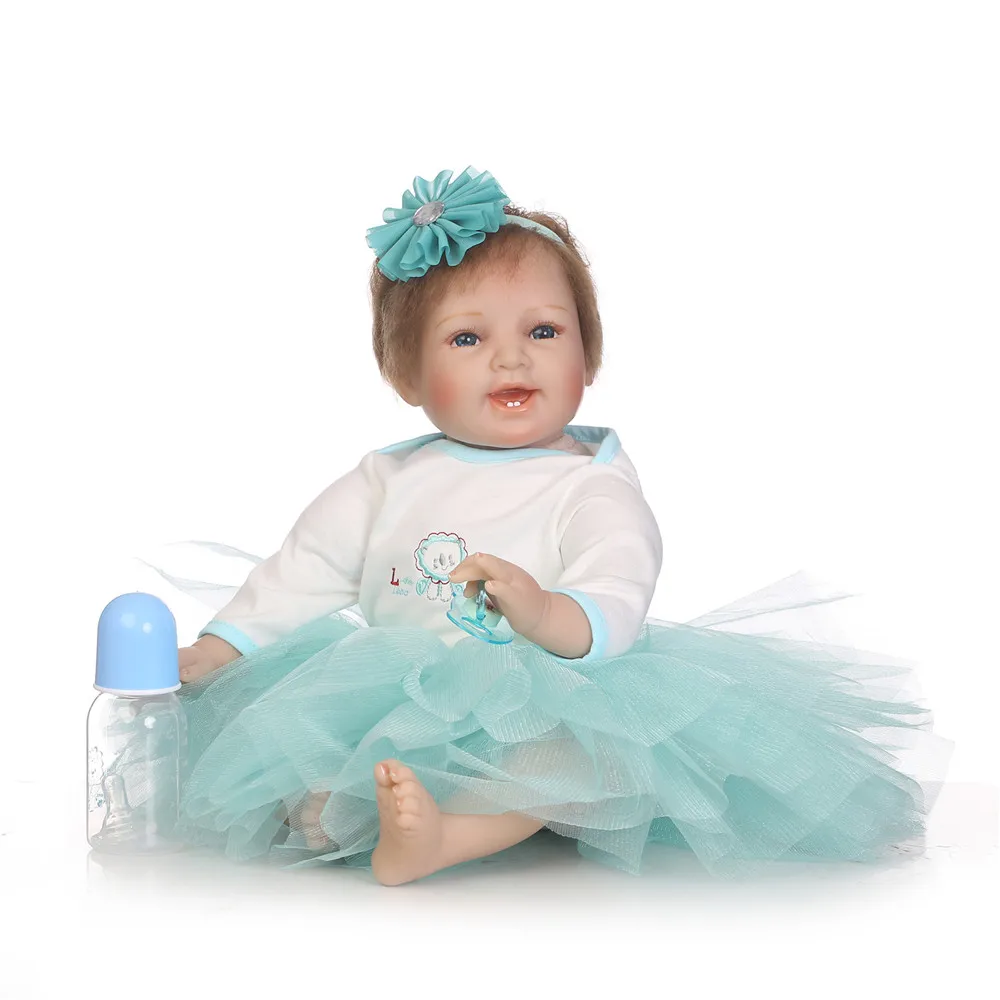 22 inch silicone reborn dolls Lifelike Realistic Princess Newborn reborn-baby-doll Toys For Girls Gift
22 inch silicone reborn dolls Lifelike Realistic Princess Newborn reborn-baby-doll Toys For Girls Gift