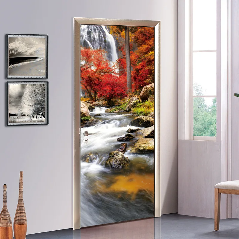 Chinese Mountain Lake Landscape Painting 2pcs/set 3D Decal Door Stickers DIY Mural Bedroom Home Decor Poster PVC Sticker
Chinese Mountain Lake Landscape Painting 2pcs/set 3D Decal Door Stickers DIY Mural Bedroom Home Decor Poster PVC Sticker