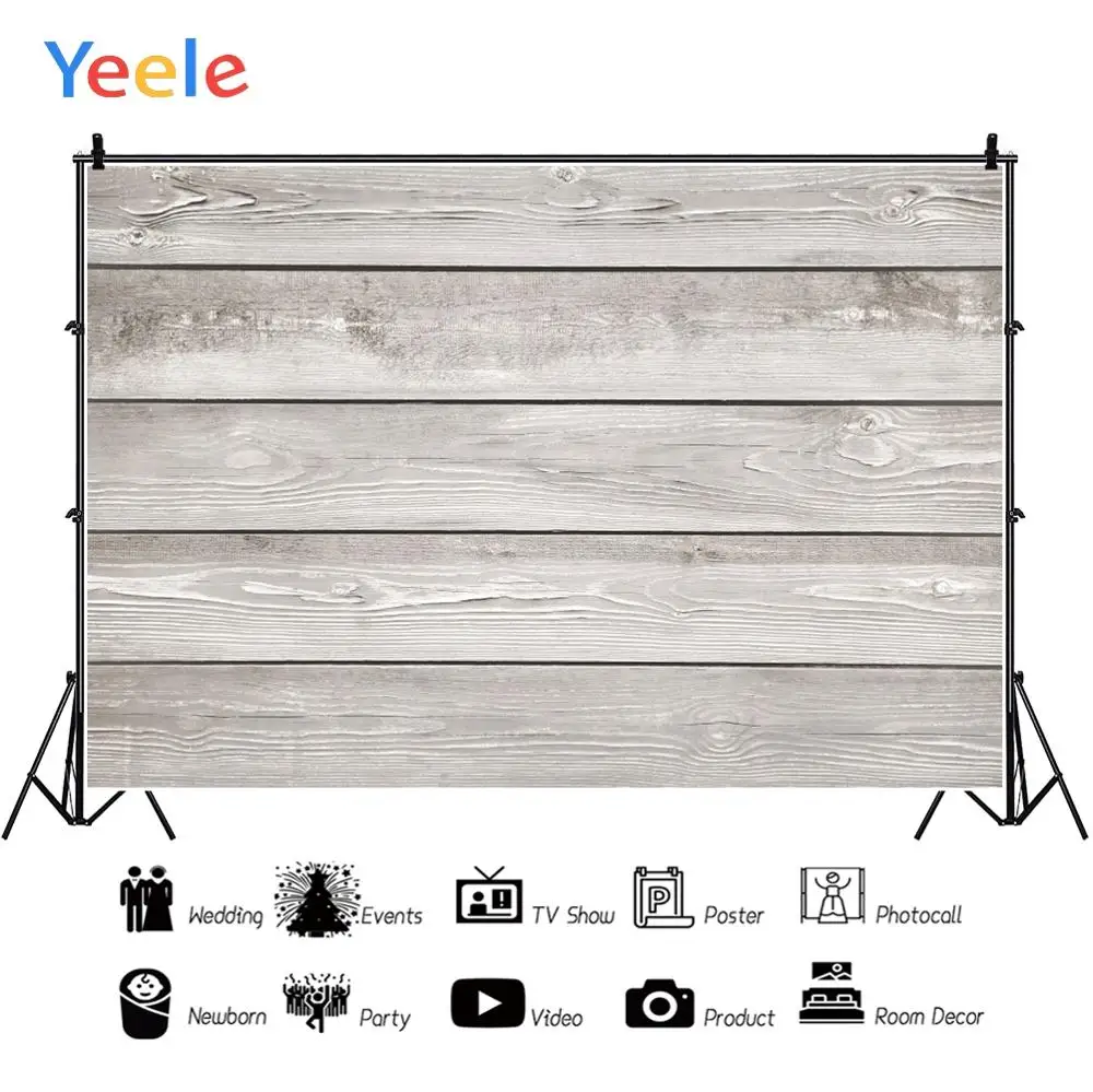 Yeele старые белые деревянные доски текстура ПОРТРЕТНАЯ ФОТОГРАФИЯ фоны