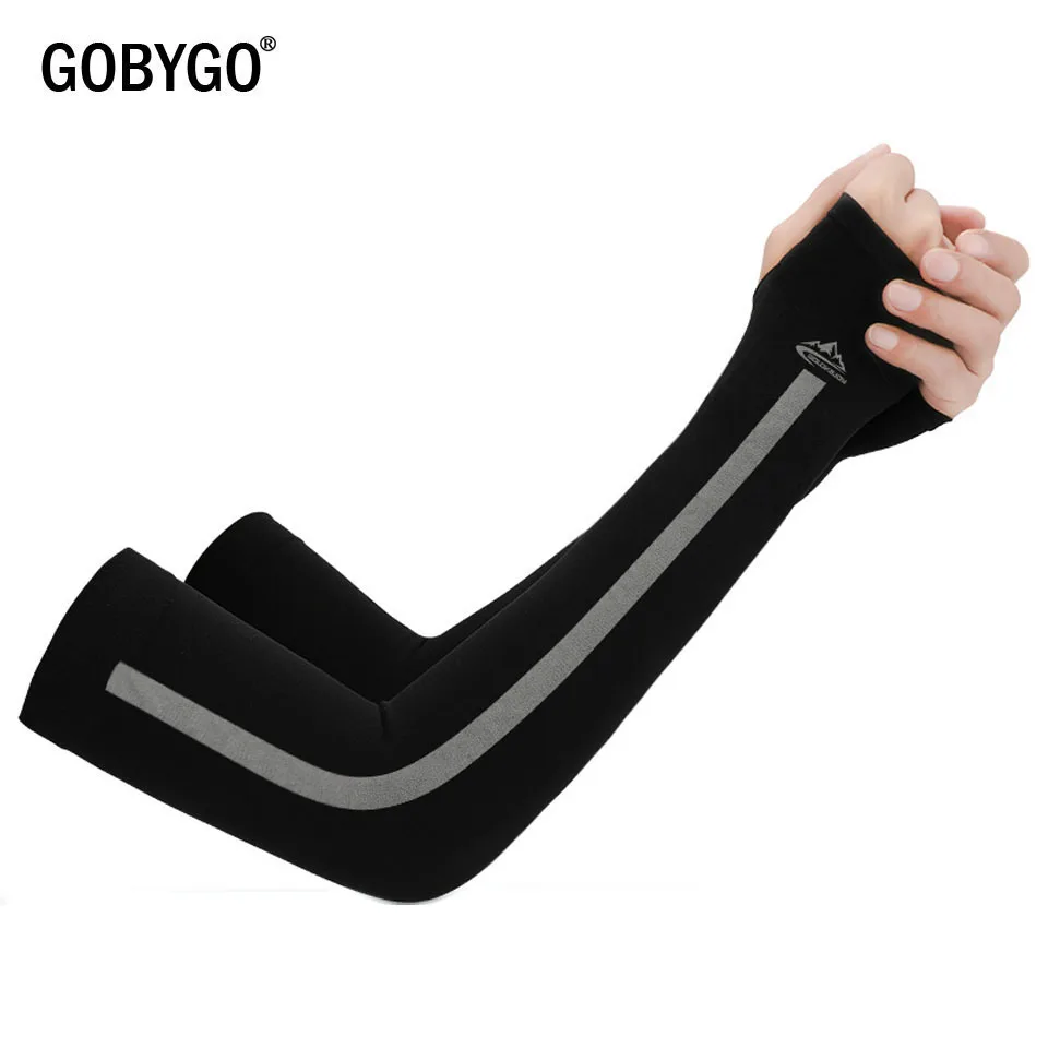 GOBYGO 1 пара ледяные тканевые рукава Мангалы теплые летние спортивные УФ-защита для