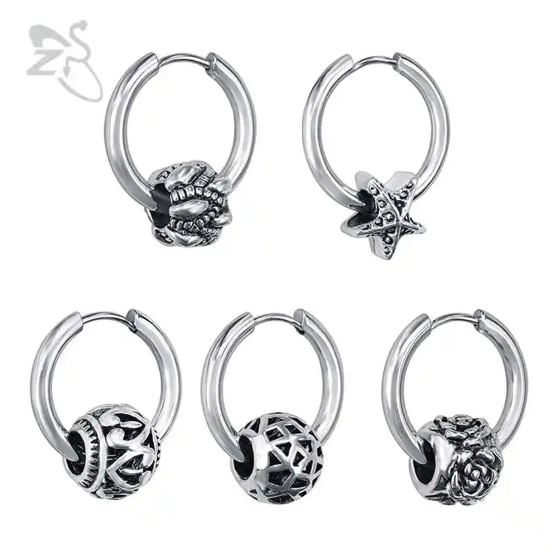 ZS Round Hoop Earrings Men brincos Small Hoop Earrings Stainless Steel Heart Earrings Jewelry Circle Aros Punk aros mujer oreja
ZS Round Hoop Earrings Men brincos Small Hoop Earrings Stainless Steel Heart Earrings Jewelry Circle Aros Punk aros mujer oreja