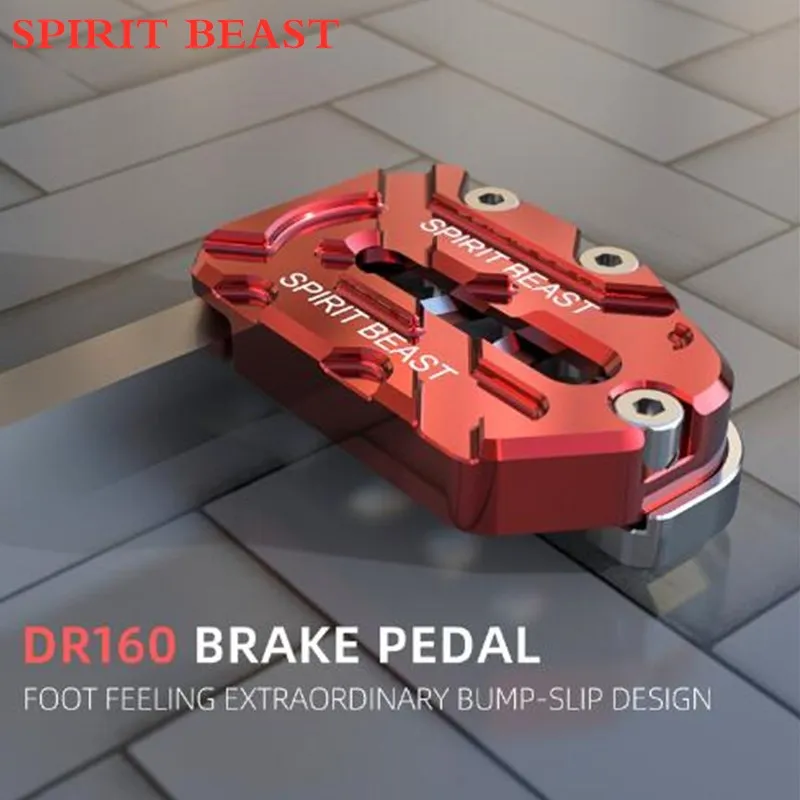 Модифицированная Тормозная педаль Spirit beast DR160 для мотоцикла DR160S, нескользящая Расширенная Задняя Тормозная педаль из алюминиевого сплава д...
Модифицированная Тормозная педаль Spirit beast DR160 для мотоцикла DR160S, нескользящая Расширенная Задняя Тормозная педаль из алюминиевого сплава д...