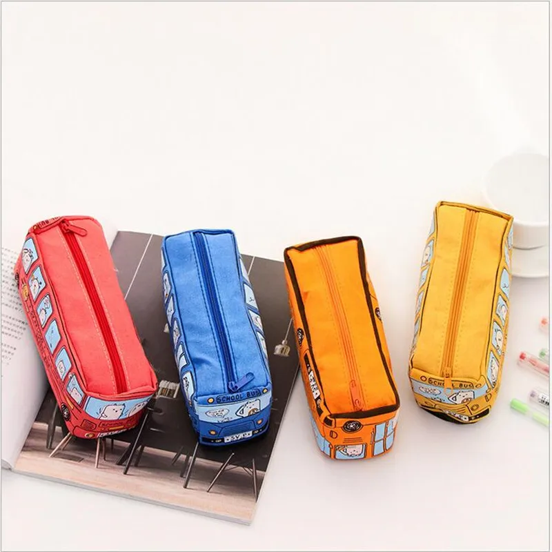 1PCS Korean stationery bus pen bag car pencil bags large capacity stationery pencil case student supplies for girl
1PCS Korean stationery bus pen bag car pencil bags large capacity stationery pencil case student supplies for girl