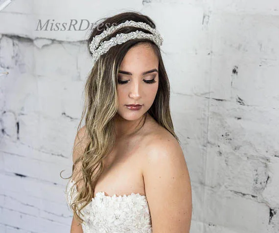 SILVER Crystal Wedding Headpiece MissRDress Bridal Rhinestone Headband Beads Wedding headband Bridal Headwear ys912
SILVER Crystal Wedding Headpiece MissRDress Bridal Rhinestone Headband Beads Wedding headband Bridal Headwear ys912