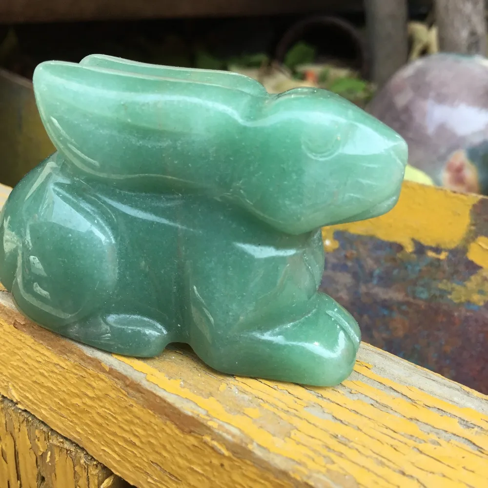 Natural Stone Crystal Carved Rabbit Gr4een Jade Aventurine Quartz Obsidian Reiki Rabbit Statues
Natural Stone Crystal Carved Rabbit Gr4een Jade Aventurine Quartz Obsidian Reiki Rabbit Statues