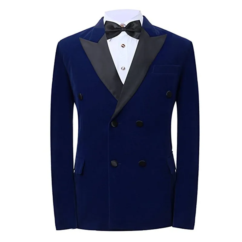Men's jacket men's fashion casual double-breasted velvet suit jacket men's business formal jacket wedding groom dress custom
Men's jacket men's fashion casual double-breasted velvet suit jacket men's business formal jacket wedding groom dress custom