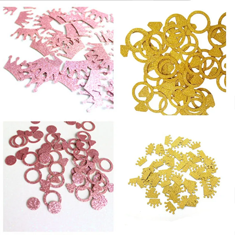 100Pcs/bag Diamond Crown Glitter Rose Gold Paper Confetti 3CM Christmas New Year Wedding Party Table Scatter Decor DIY Supplie
100Pcs/bag Diamond Crown Glitter Rose Gold Paper Confetti 3CM Christmas New Year Wedding Party Table Scatter Decor DIY Supplie