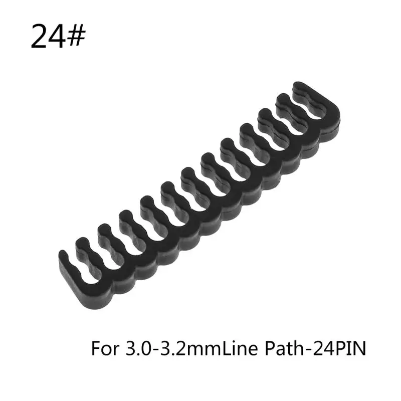 1pc PP Cable Comb /Clamp /Clip /Dresser For 3.0-3.2 mm Cables Black 6/8/24 Pin Computer Cable Comb Black
1pc PP Cable Comb /Clamp /Clip /Dresser For 3.0-3.2 mm Cables Black 6/8/24 Pin Computer Cable Comb Black