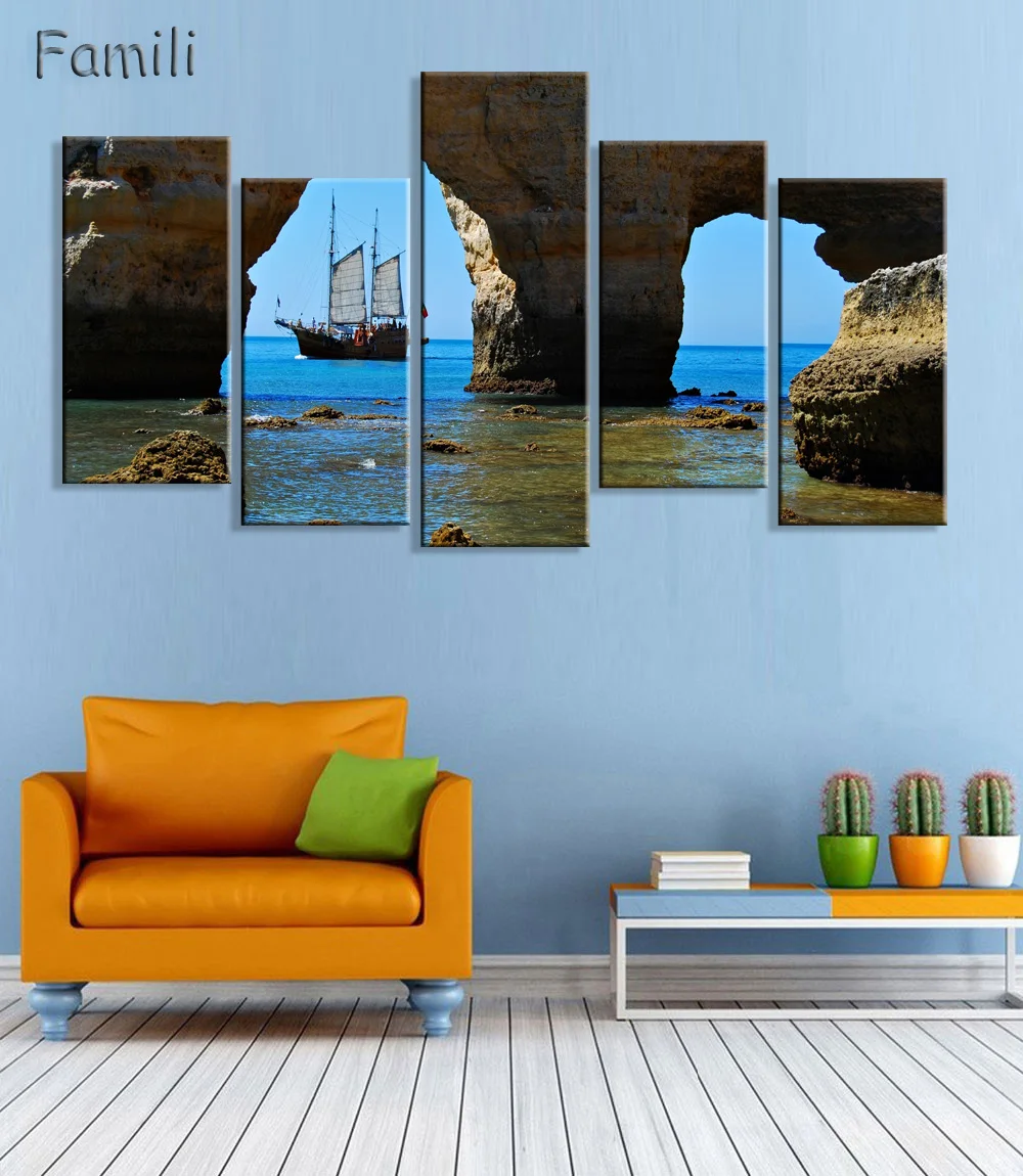 5Panel Sailboat Canvas Paintings For Living Room Wall Modern Decorative Pictures Tableau Cheap Pictures,quadros decorativos
5Panel Sailboat Canvas Paintings For Living Room Wall Modern Decorative Pictures Tableau Cheap Pictures,quadros decorativos