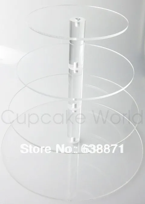 4 Tier Crystal Clear Circle Round Acrylic Cupcake Tower Stand Wedding Birthday Cake Decorations
4 Tier Crystal Clear Circle Round Acrylic Cupcake Tower Stand Wedding Birthday Cake Decorations