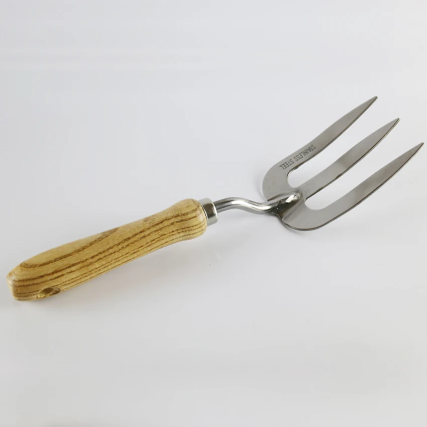 Garden Tools Stainless Steel Hand Fork with Wooden Handle Traditional Handheld Digging Fork for Planting Flowers & Vegetables
Garden Tools Stainless Steel Hand Fork with Wooden Handle Traditional Handheld Digging Fork for Planting Flowers & Vegetables