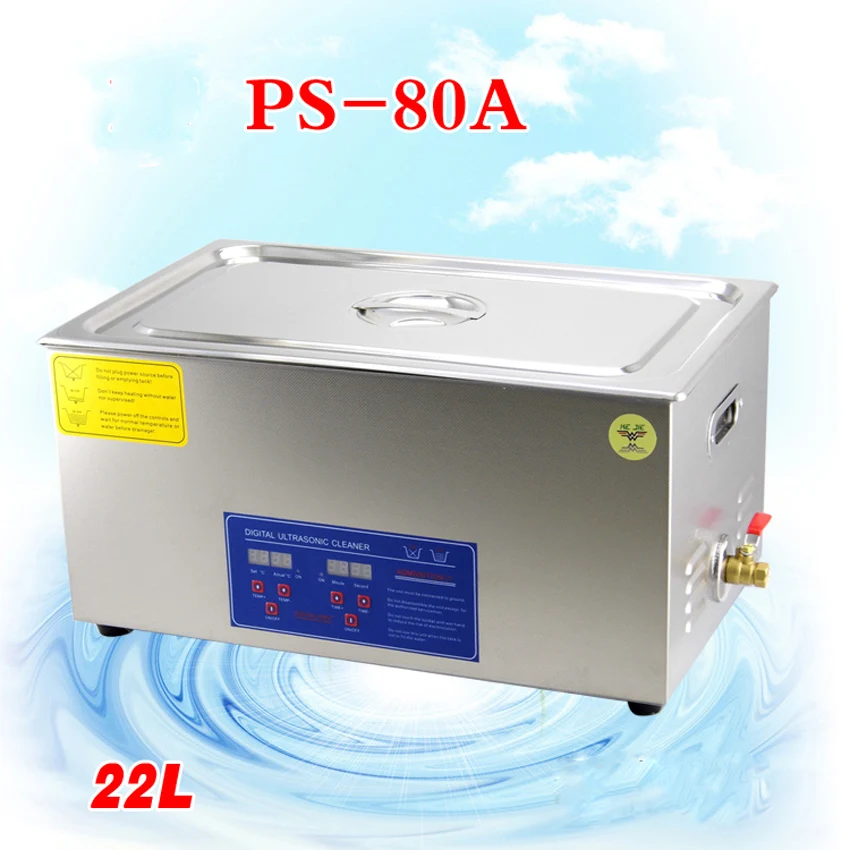1PC AC110V/220V 40KHz 600W PS-80A Digital heater&timer Ultrasonic Cleaner 22L for electronic components with free basket
1PC AC110V/220V 40KHz 600W PS-80A Digital heater&timer Ultrasonic Cleaner 22L for electronic components with free basket