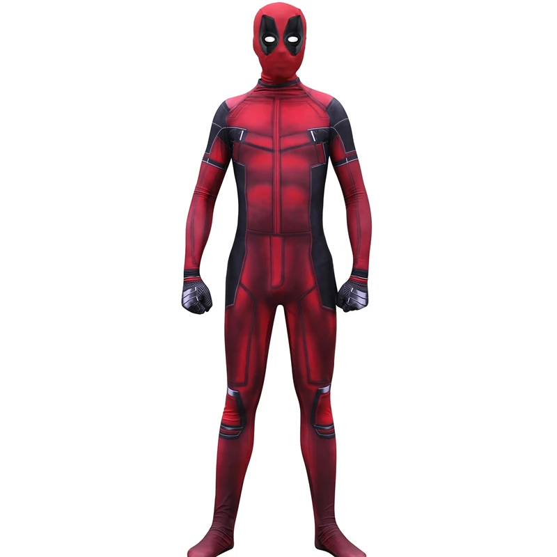 Дэдпул 2 Wade Winston Wilson взрослый спандекс лайкра унисекс зентай боди костюм