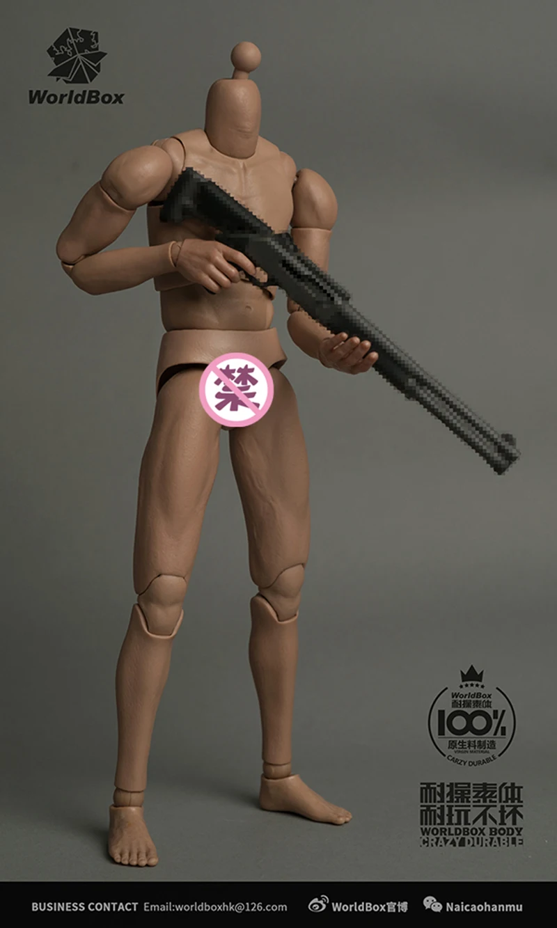 1/6 scale military figures 1/6 Male Body Series Asian Skin tone WorldBox AT025 Durable Male Body Model for collection
1/6 scale military figures 1/6 Male Body Series Asian Skin tone WorldBox AT025 Durable Male Body Model for collection