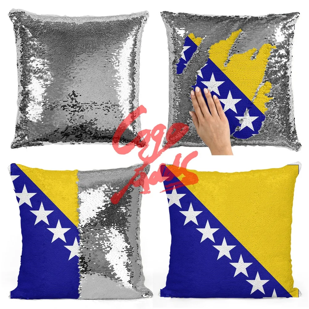 Bosnia and Herzegovina decorative throw pillows reversible mermaid sequin pillow case cover dropshipping
Bosnia and Herzegovina decorative throw pillows reversible mermaid sequin pillow case cover dropshipping