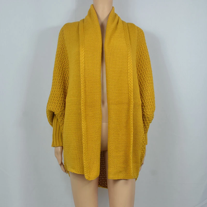 2020 Spring New Women sweater Cardigan bat sleeves Plue size knit Cardigan Fashion Casual Loose sweater Coat Female W069
2020 Spring New Women sweater Cardigan bat sleeves Plue size knit Cardigan Fashion Casual Loose sweater Coat Female W069