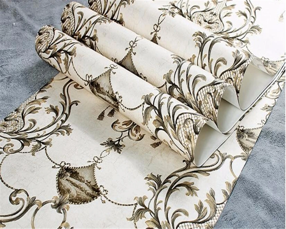 Beibehang 0.53x10m wallpaper mural high grade embossed European wallpaper 3D living room bedroom wallpaper TV 3d wallpaper roll
Beibehang 0.53x10m wallpaper mural high grade embossed European wallpaper 3D living room bedroom wallpaper TV 3d wallpaper roll