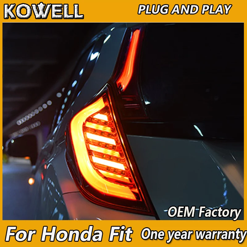 KOWELL Car Styling For Honda Fit GK5 GK 5 Taillight 2014-2017 LED Light Bar DRL Brake Yellow Turning Signal Reverse Rear Lamp
KOWELL Car Styling For Honda Fit GK5 GK 5 Taillight 2014-2017 LED Light Bar DRL Brake Yellow Turning Signal Reverse Rear Lamp