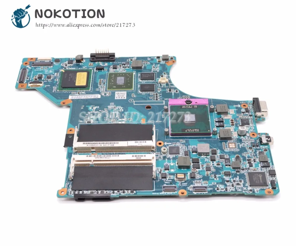 NOKOTION для Sony vaio VGN-SR материнская плата для ноутбука A1555331A A1703240A MBX-190 1P-0084100-A011 материнская плата с бесплатным ЦП
NOKOTION для Sony vaio VGN-SR материнская плата для ноутбука A1555331A A1703240A MBX-190 1P-0084100-A011 материнская плата с бесплатным ЦП