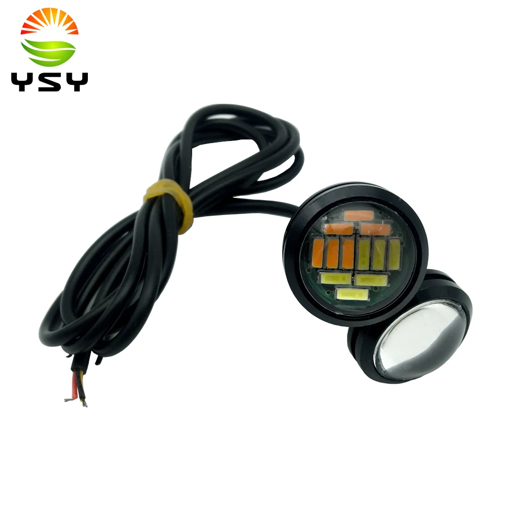 1pair DRL 12 4014 LED 12 SMD 23MM Led Eagle Eye Daytime Running Lights Source Backup Reversing Parking Signal Lamps White/Amber
1pair DRL 12 4014 LED 12 SMD 23MM Led Eagle Eye Daytime Running Lights Source Backup Reversing Parking Signal Lamps White/Amber