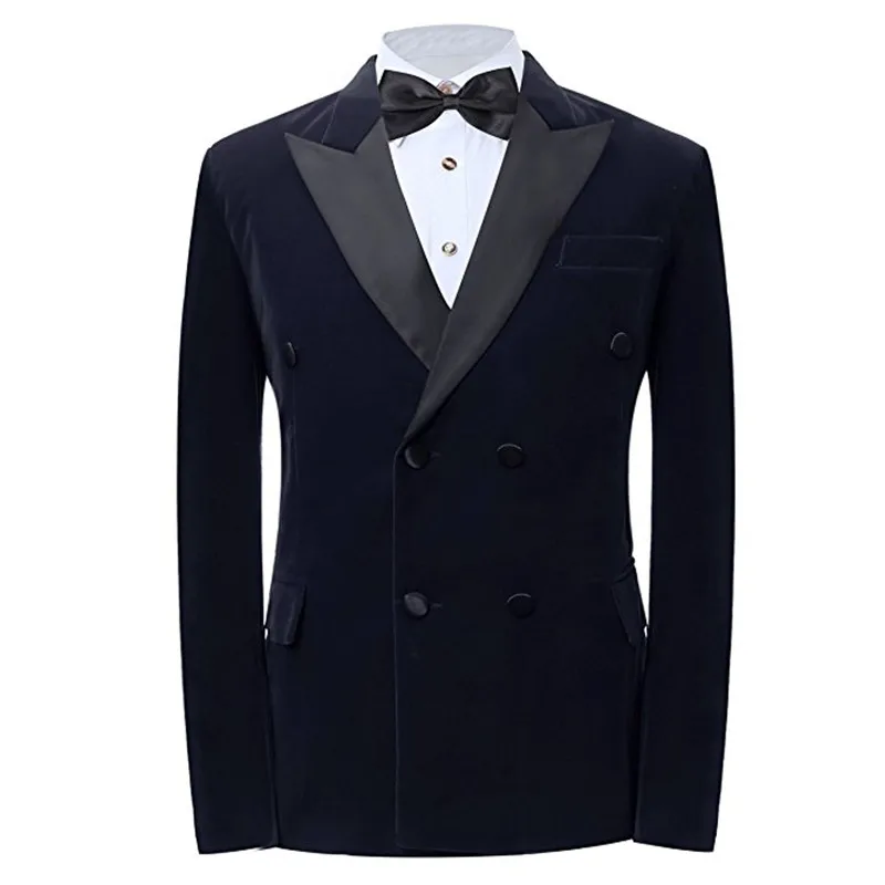 Men's Double Breasted Jacket Dark Black Velvet Jacket Custom Size Color Best Man Wedding Dance Official Business Suit Coat
Men's Double Breasted Jacket Dark Black Velvet Jacket Custom Size Color Best Man Wedding Dance Official Business Suit Coat