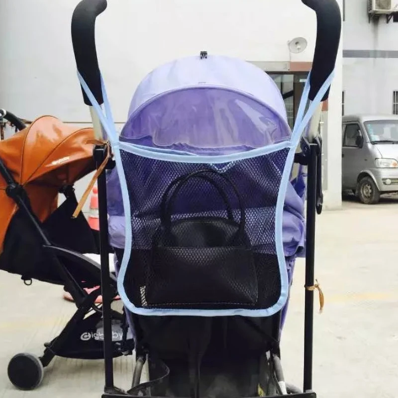 Universal baby stroller storage net bag hanging storage bag cart grid bag baby stroller accessories
Universal baby stroller storage net bag hanging storage bag cart grid bag baby stroller accessories