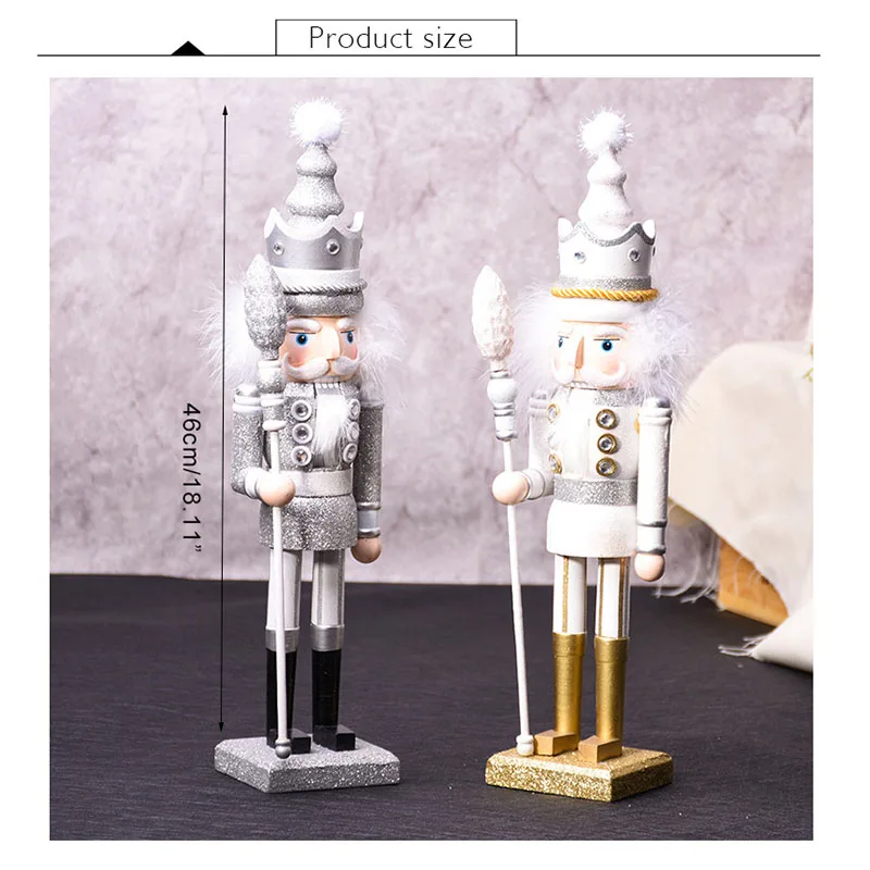 Christmas Gift Creative Nutcracker Puppet Decoration Powder Soldier Nutcracker Figurine Miniature New Year Birthday Wedding Gift
Christmas Gift Creative Nutcracker Puppet Decoration Powder Soldier Nutcracker Figurine Miniature New Year Birthday Wedding Gift