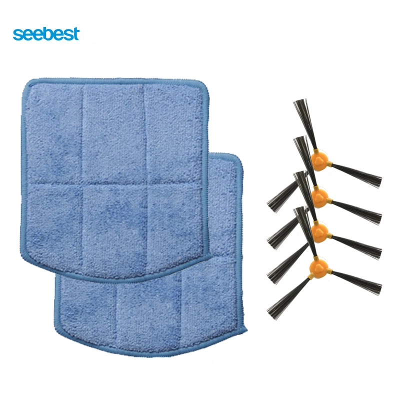 Робот Швабра Seebest MOMO 4 0 E630 2 шт. и боковая щетка шт.|side brush|vacuum cleaner spare partsvacuum spares |
