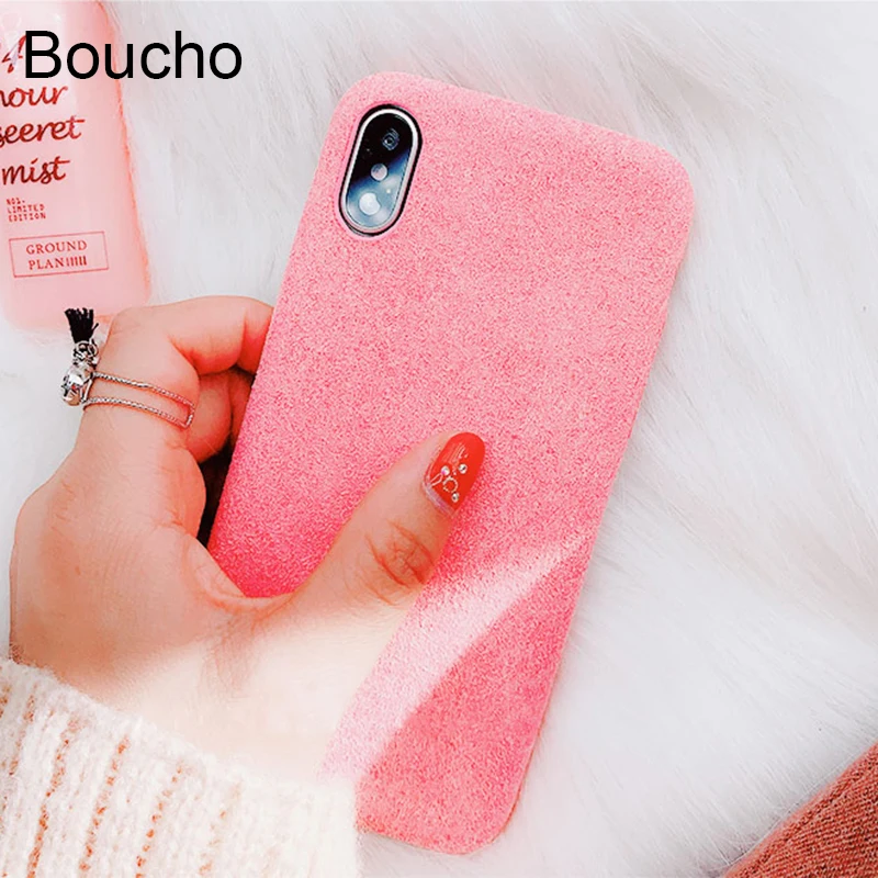 Чехол Boucho карамельных цветов для телефона iphone 12 11 Pro Max XS MAX XR X тонкие Чехлы 6 6s 7 8 Plus