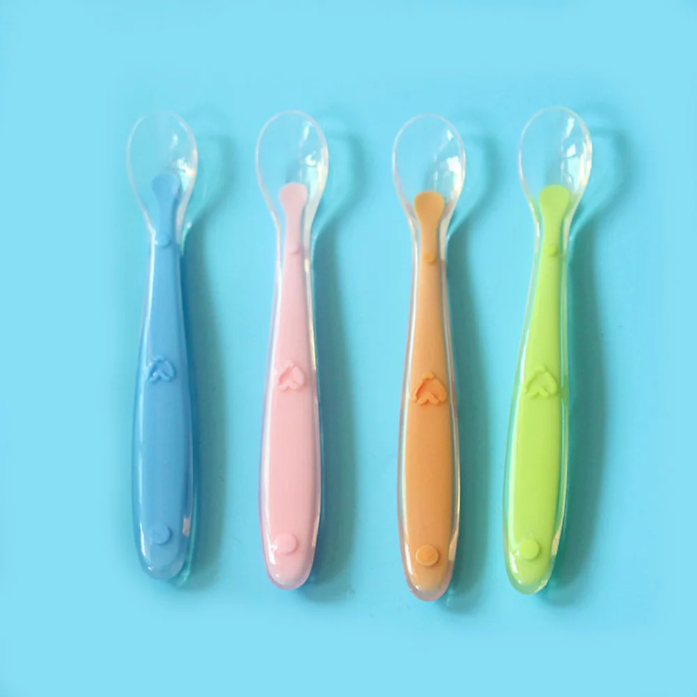 Baby Feed Spoon For Kid Utensils Fork Baby Silicone Spoon Wholesale Promotion Children Cutlery Soft Feeding Spoon dropshipping
Baby Feed Spoon For Kid Utensils Fork Baby Silicone Spoon Wholesale Promotion Children Cutlery Soft Feeding Spoon dropshipping
