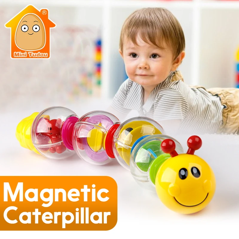 6 шт. мало магнитного Caterpillar игрушки для мальчиков и девочек Детские 13 24 месяцев