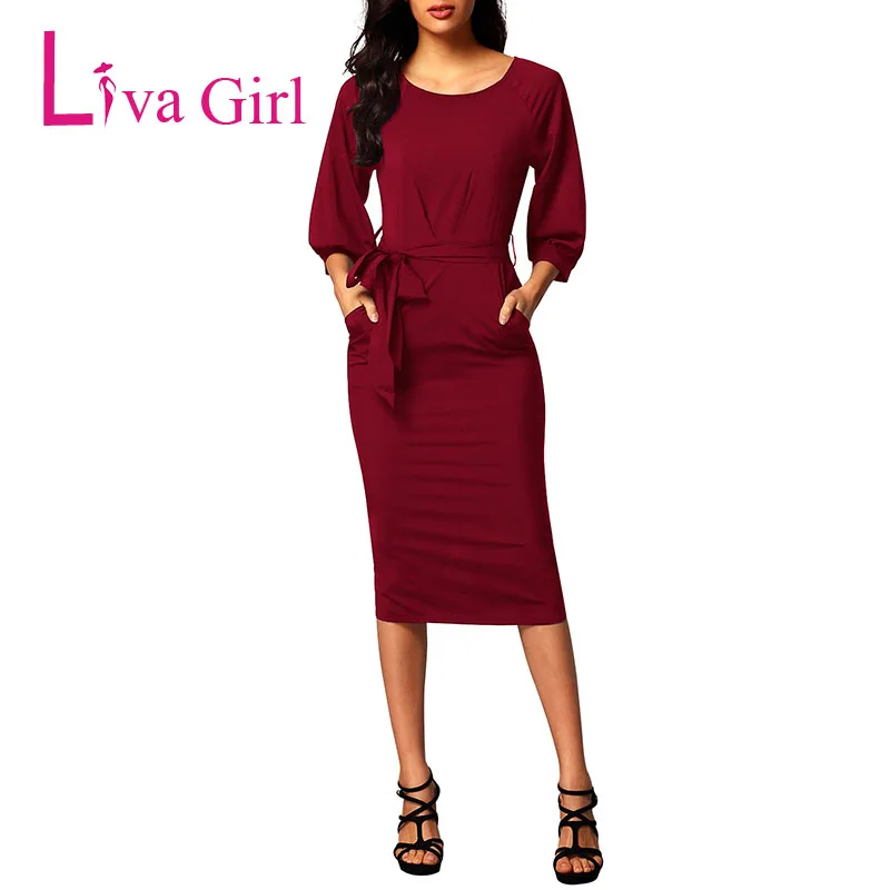 LIVA GIRL Elegant Vintage Women Midi Dress Puff Sleeve Lacing Party Dresses 2019 Casual Work Office Tunic Bodycon Pencil Vestido
LIVA GIRL Elegant Vintage Women Midi Dress Puff Sleeve Lacing Party Dresses 2019 Casual Work Office Tunic Bodycon Pencil Vestido